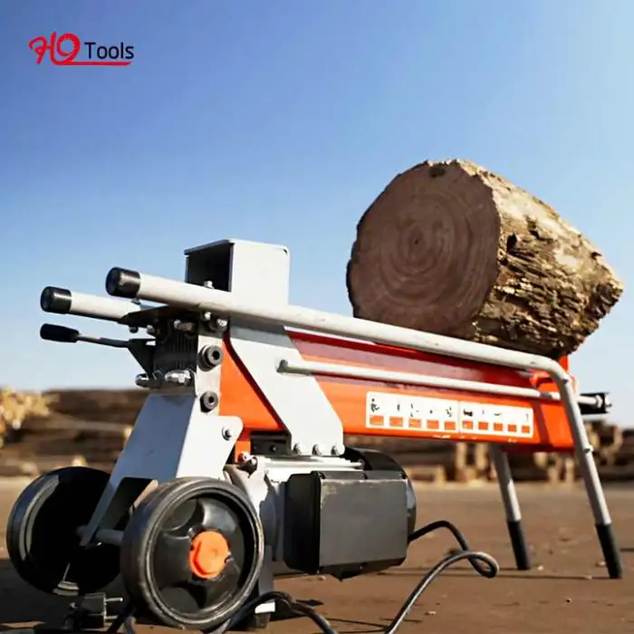 HYSTRONG 8 Ton Portable Hydraulic Electric Wood Splitting Machine Household Wood Log Splitter