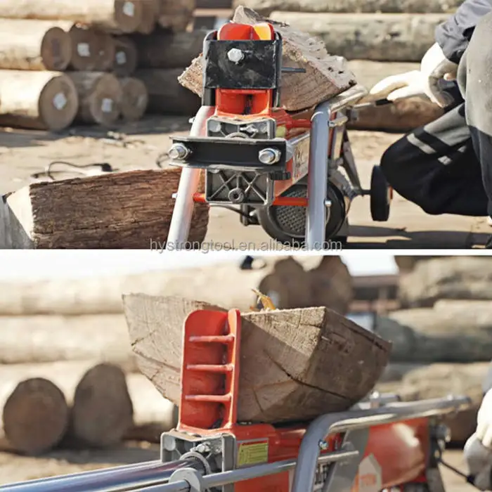 HYSTRONG 8 Ton Portable Hydraulic Electric Wood Splitting Machine Household Wood Log Splitter