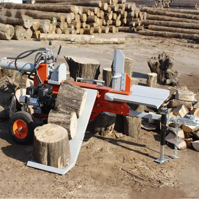 8T/18T/25T  Hydraulic Firewood Log Splitter High Power Gasoline Engine Wood Spliter Log Splitter