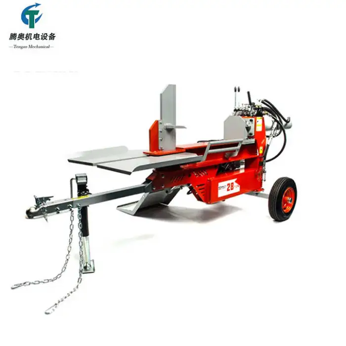 8T/18T/25T  Hydraulic Firewood Log Splitter High Power Gasoline Engine Wood Spliter Log Splitter