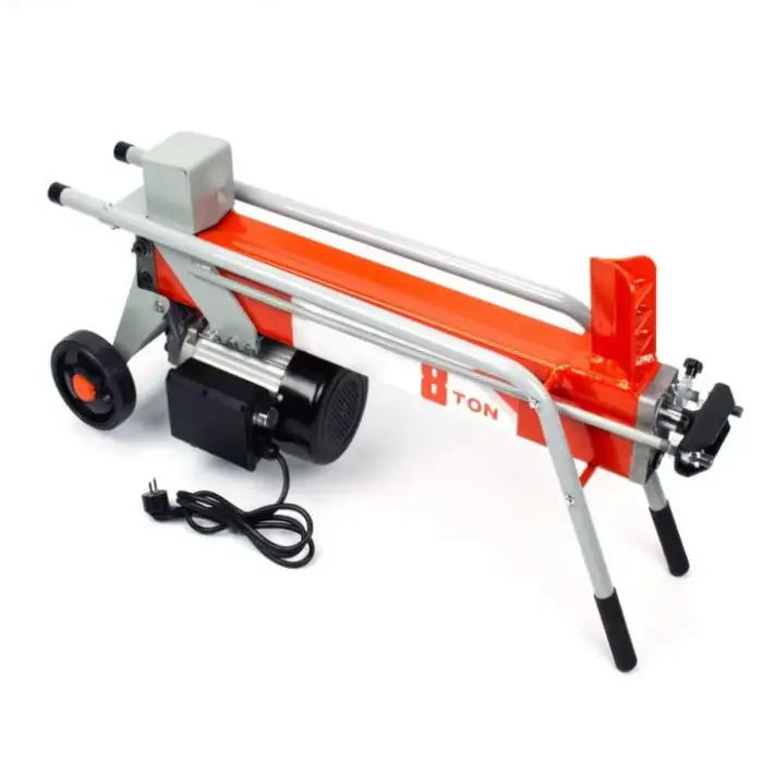Horizontal Electric Mobile Wood Log Splitter  Condition Forestry Machinery Firewood Processor Machine