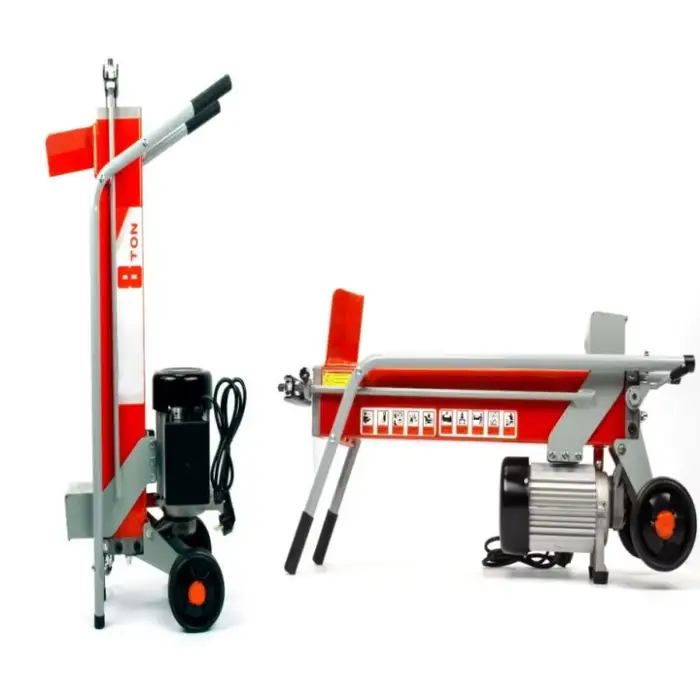 Horizontal Electric Mobile Wood Log Splitter  Condition Forestry Machinery Firewood Processor Machine