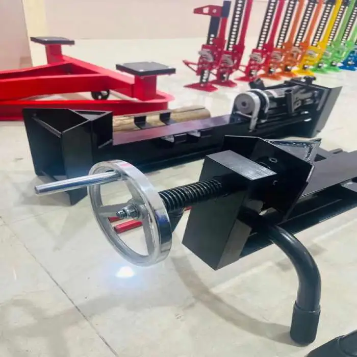 12T Manual Wood Splitter Machine Convenient Firewood Drill Bit Wood Splitter Hydraulic Log Splitter Horizontal Cutting Machine