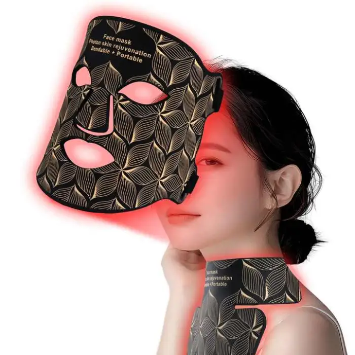 LED Mask Set Face Neck 60 Beads 240 Cores 8 Colors Light Therapy