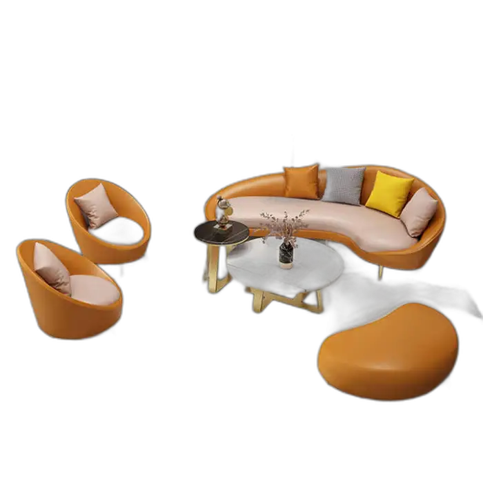 Modern Living Room Sofas Size Nordic Sofa Set Furniture Simple Leather Sofa for Modern Shops