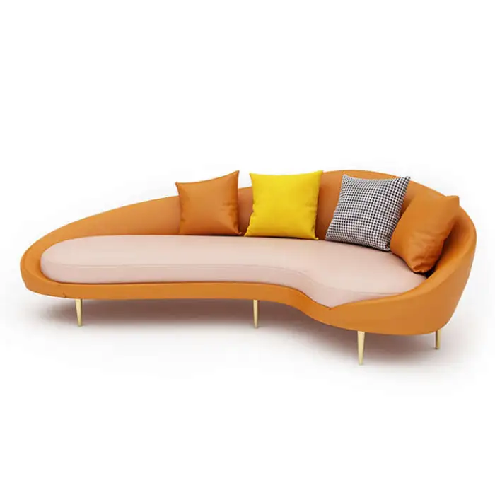 Modern Living Room Sofas Size Nordic Sofa Set Furniture Simple Leather Sofa for Modern Shops