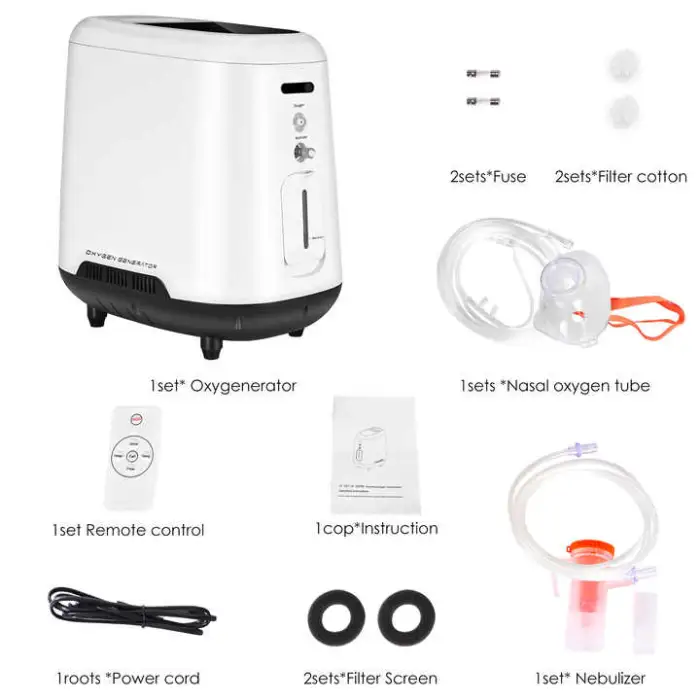 Household Medical Devices Personal Health Care 1L Portable Oxygen Generator Machine Oxygen-concentrator