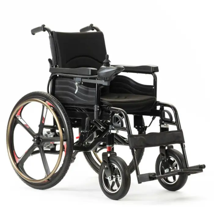 Medical Equipments Portable Foldable Power Electric Wheelchair with  Travel Wheelchair Elderly
