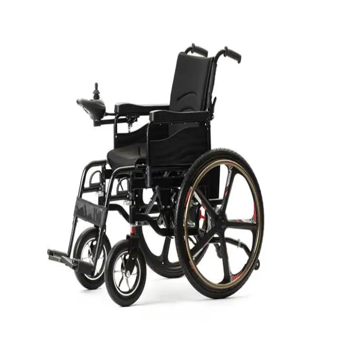 Medical Equipments Portable Foldable Power Electric Wheelchair with  Travel Wheelchair Elderly
