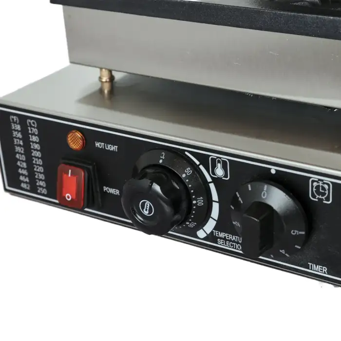 220V Commercial Lolly Waffle Stick Maker Christmas Tree-Shaped Egg Muffin Waffle Machine