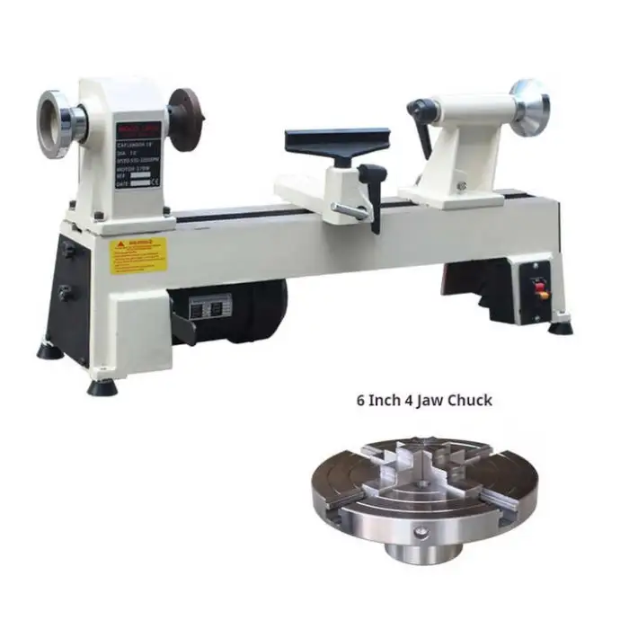 CNC Manual Wood Lathe Semi-Automatic Woodworking Machinery