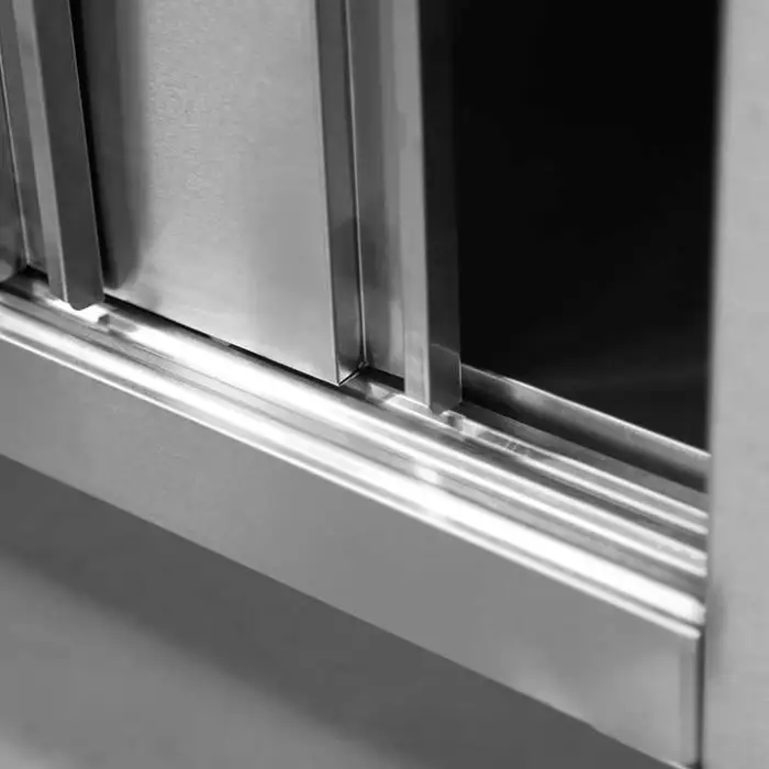 Stainless Steel Assembly Type Sliding Door Worktable Work Table Cupboard Commercial Kitchen Equipment for Restaurants/hotels