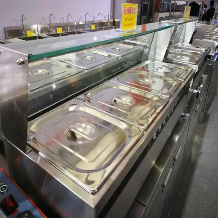 Food Warmer & Buffet Server   Food Warmer Buffet Server Anti-rust Large Bain Marie