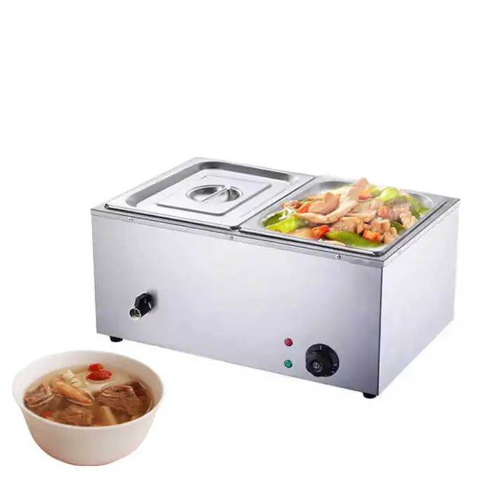 Restaurant Kitchen Electric Food Warmer Commercial Portable  Soup Warmer