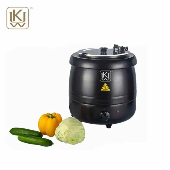 Stainless Electric Soup Kettle and Food Warmer Hotel Commercial Soup Warmer