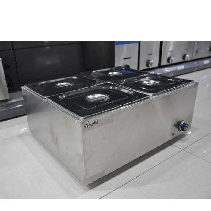 Electric Countertop Bain Marie Food Warmer Counter Bain-Marie for Restaurant