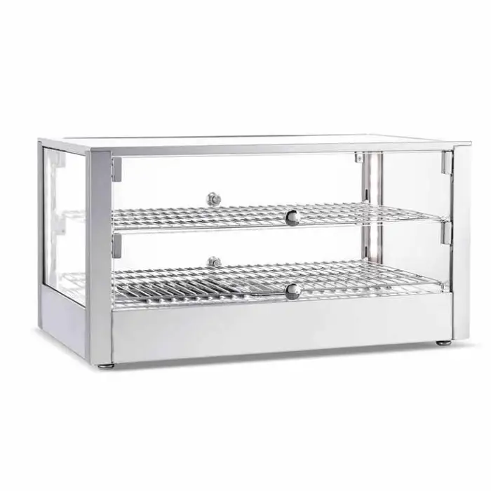 Automatic Temperature Control Supermarket Food Warmer Food Display Showcase for Deli Counter 80L