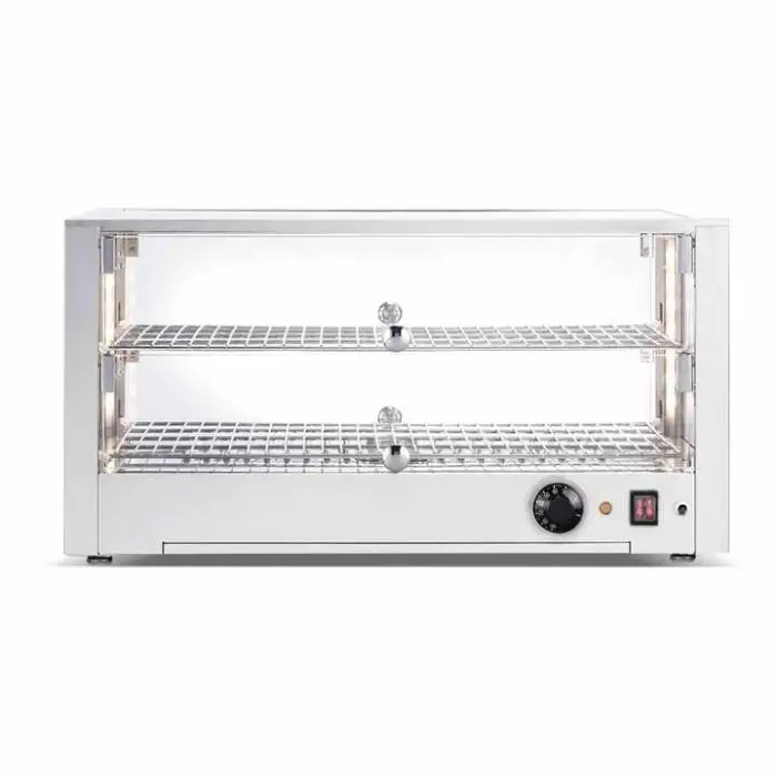Automatic Temperature Control Supermarket Food Warmer Food Display Showcase for Deli Counter 80L