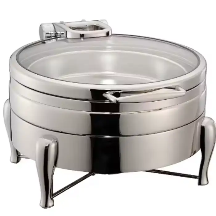 Wedding Buffet Hotel Catering Decoration Chafing Dish Equipment Set Stainless Steel Catering Stand Food Warmer for Food Display