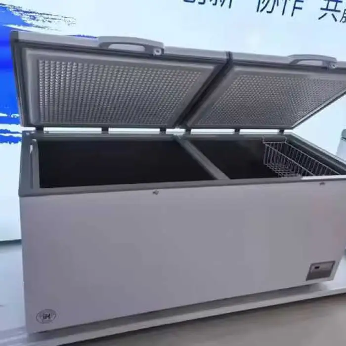 Single-temperature Horizontal Freezer Cooling Mode Supermarket Refrigerator with Compressor Single Door