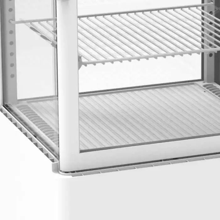 Counter Top Refrigerated Display Four Sides Glass Showcase Refrigerator Cabinet Showcase Chiller