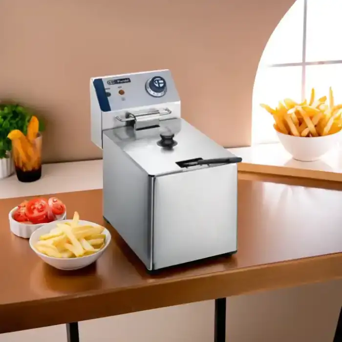 4L Electric Fryer Single Tank Restaurant Table Top Chicken Industrial Deep Fryer Machine