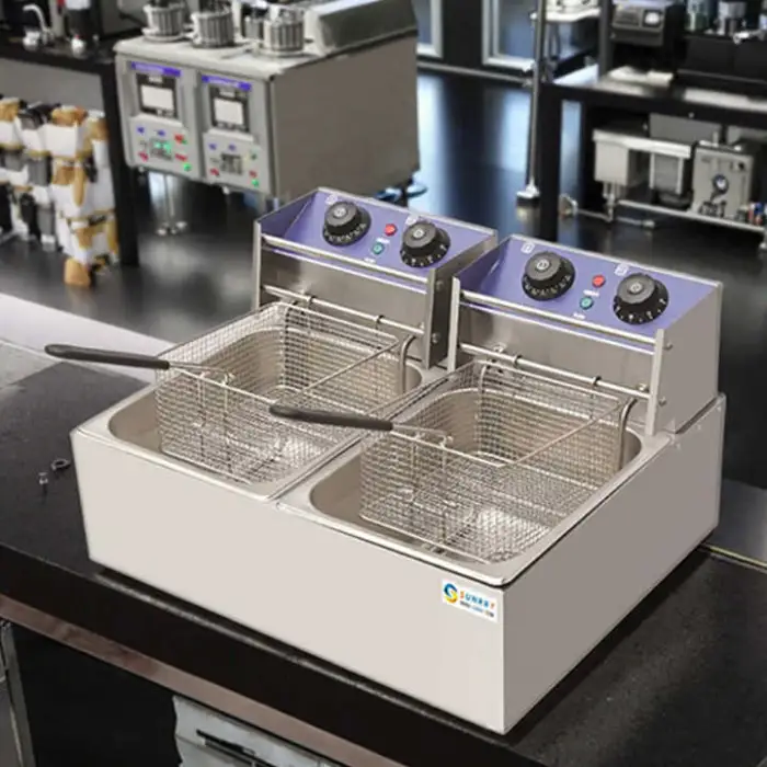 Electric Deep Fryers Gas Fast Food Commercial Chips Deep Fryer