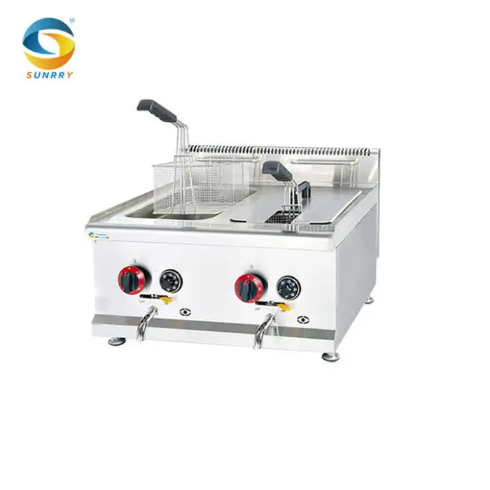 Electric Deep Fryers Gas Fast Food Commercial Chips Deep Fryer