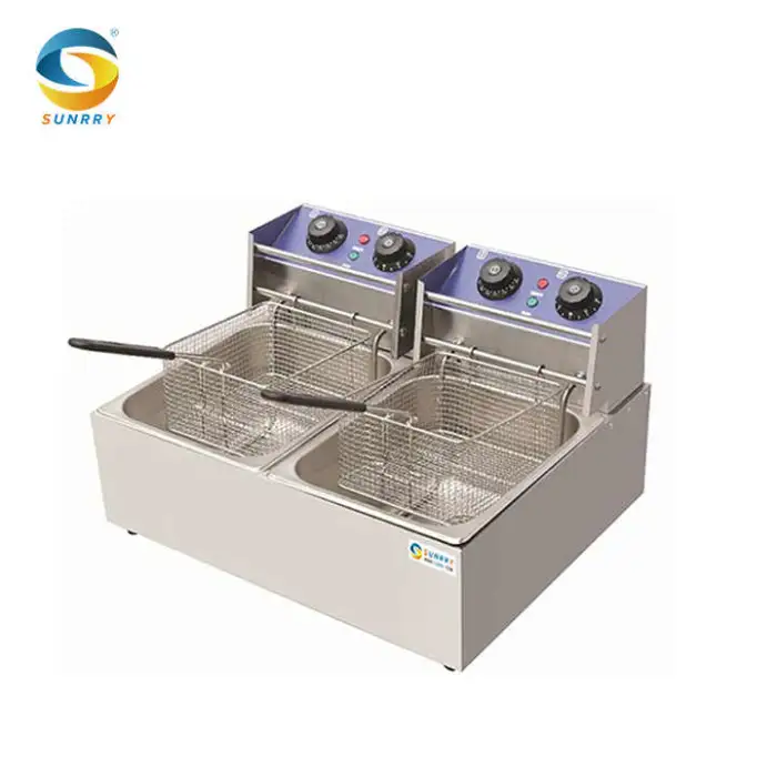 Electric Deep Fryers Gas Fast Food Commercial Chips Deep Fryer