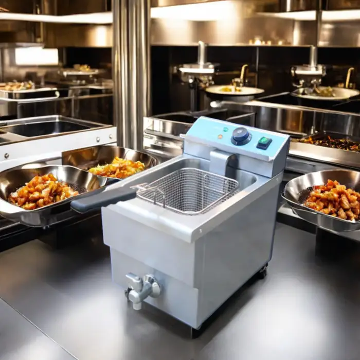 Commercial Chicken Pressure French Fries Electric Automatic Machine Deep Fryer Electric Deep Fryers Frying Machine Deep Fryer