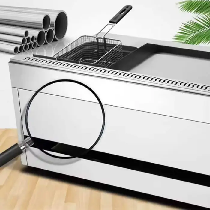 Commercial Electric Fryers 110V-220V Accurate Timing High Capacity Fryer Machine Multi Functional Grill with Fryer