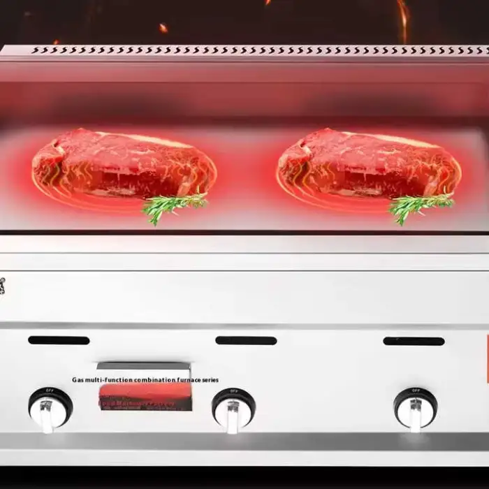 Commercial Electric Fryers 110V-220V Accurate Timing High Capacity Fryer Machine Multi Functional Grill with Fryer