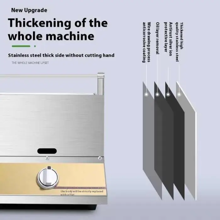 Cooking Pot Dual Purpose Deep Fryer & Frying Pan Stainless Steel Electric Efficient Regularly even Heating