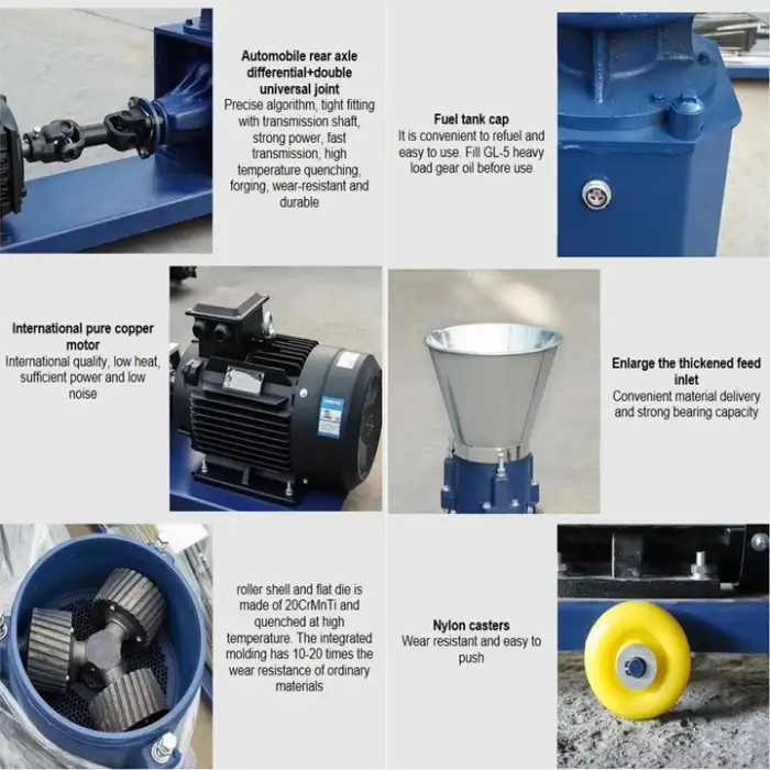 Automatic Electric Feed Pellet Machine Livestock Pet Food Fish Feed Small Animal Feed Processing