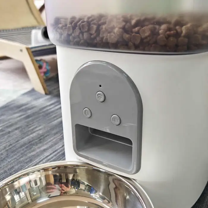 2 in 1 Smart Automatic Cat Dog Pet Feeder 4L Dry Food Treat Dispenser Electric Auto Pet Food Timed Feeders