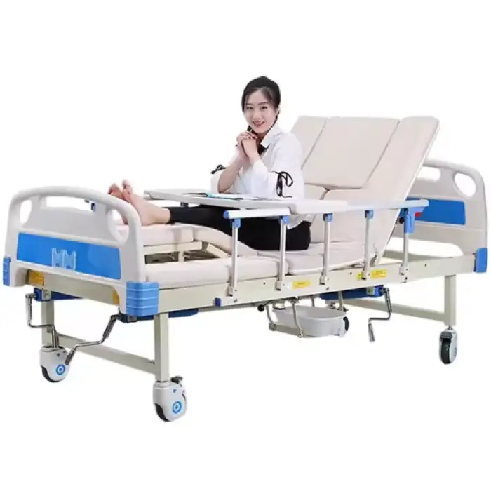 Adjustable 3 Function Manual Hospital Bed