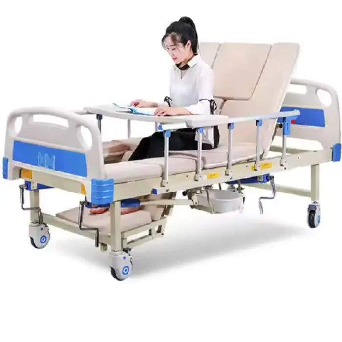Adjustable 3 Function Manual Hospital Bed