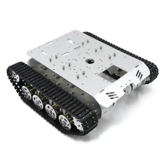 8KG Big Load Shock Absorb Tracked Robot Tank Car Chassis Smart Vehicle for Arduino with 12v Metal Encoder Motor