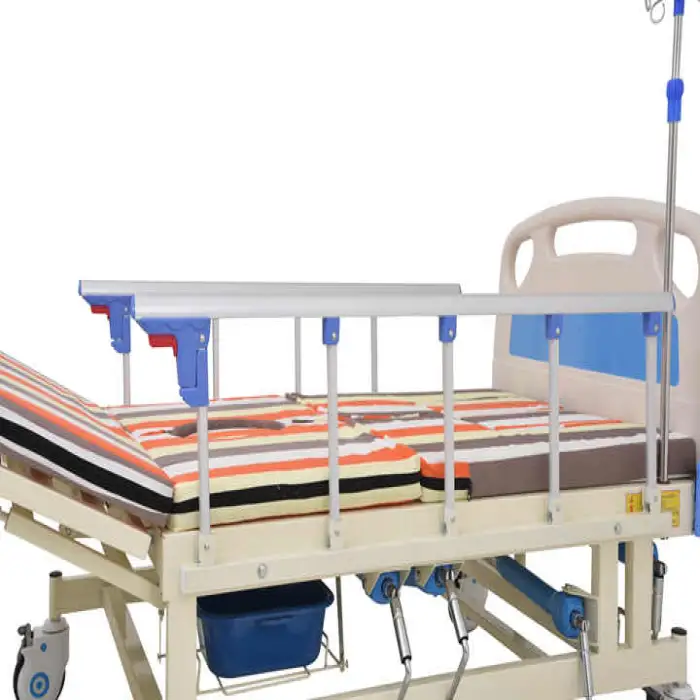 Discounted HB-H5-G32 Hospital ICU Disabled Patient Nursing Bed Elderly Home Care Bed with Toilet Bedpan