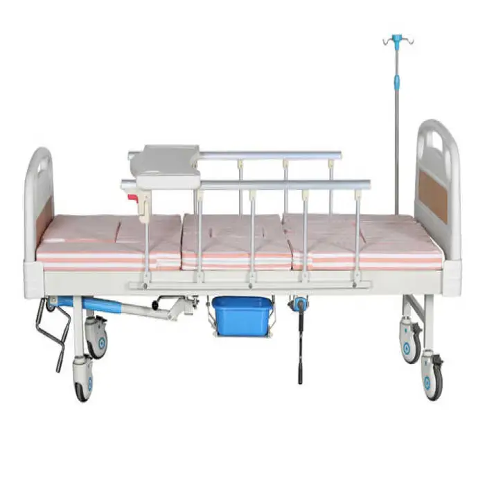 Premium 5 Function Manual Hospital ICU Bed Multifunctional Turning Over Nursing Bed