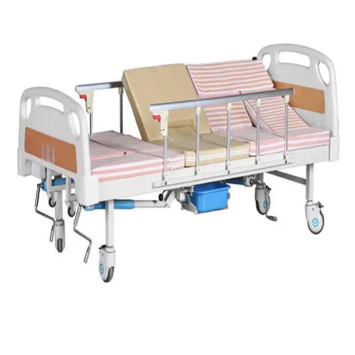 Premium 5 Function Manual Hospital ICU Bed Multifunctional Turning Over Nursing Bed
