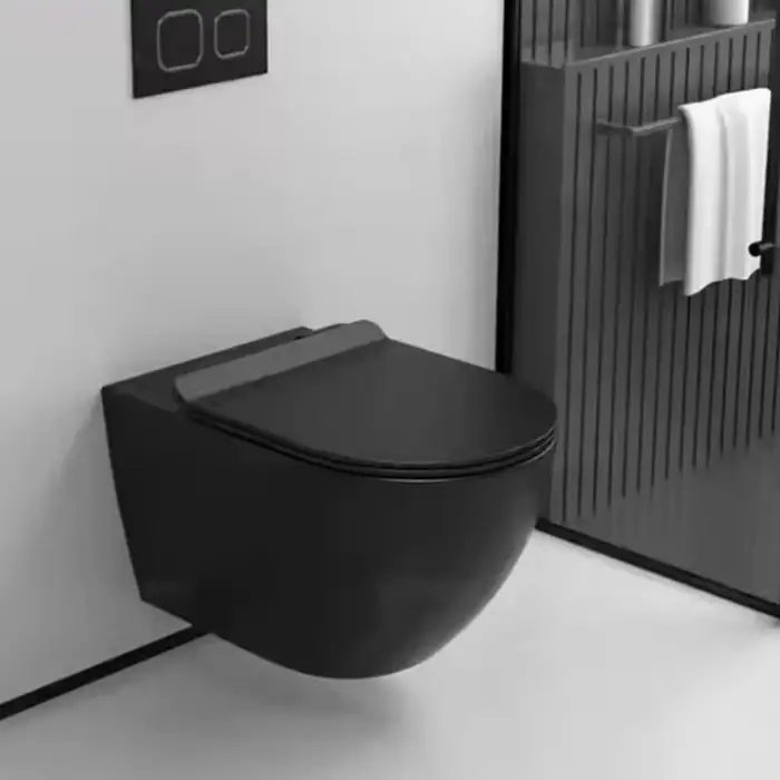 Wall Toilet Indoor Suspend Prefab Color Sets P-trap Back To Wall