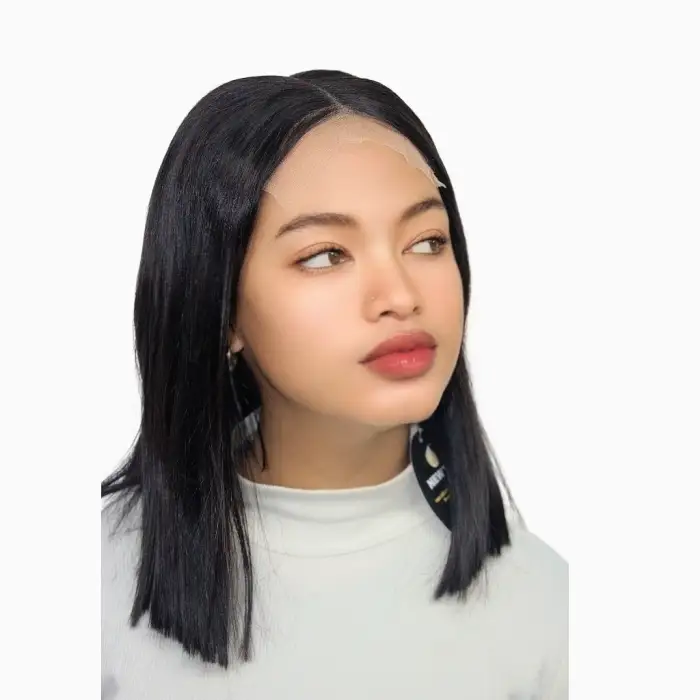 NEWTOP BOBO STW 12" 5x5 Lace Natural real hair wig (PLUS)
