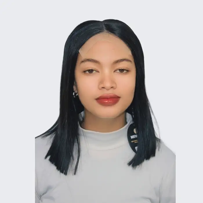 NEWTOP BOBO STW 12" 5x5 Lace Natural real hair wig (PLUS)