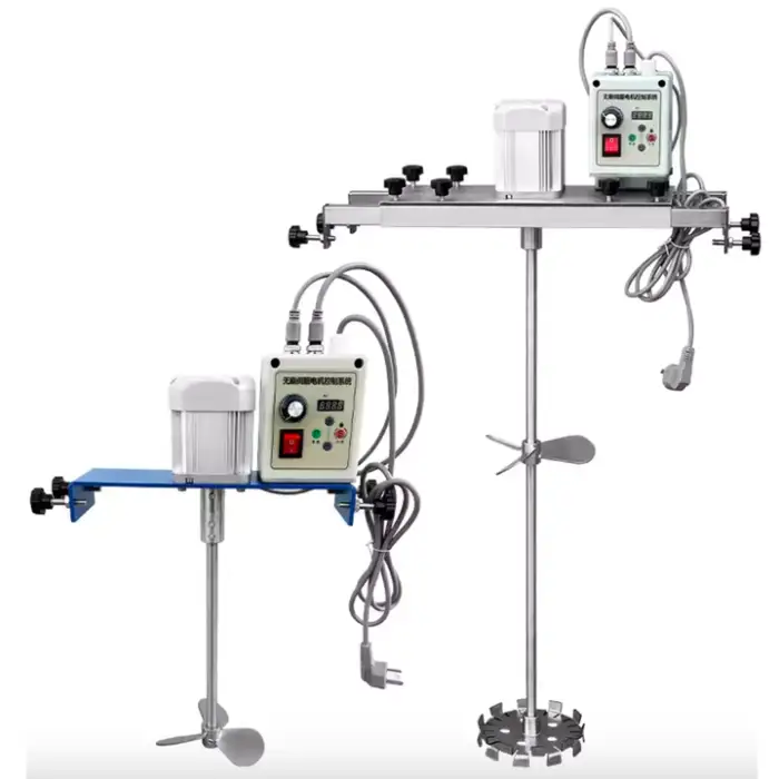 Electric Pneumatic Mixer Paint Glue Coating Chemical Mixer 200L Oil Barrel Ton Barrel Adjustable Speed Disperser Electric Mixer