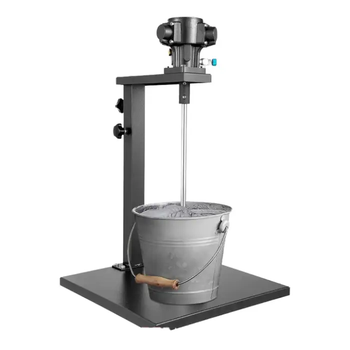 Automatic Industrial Paint Mixer Stainless Steel Pneumatic Agitator High Adjustable Height