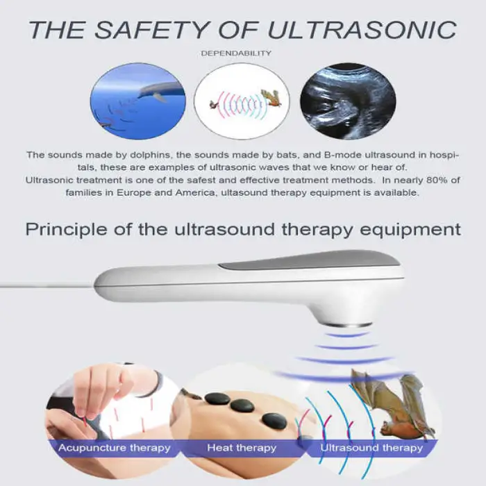Portable 1Mhz Ultrasound Therapy Machine CS01 Physiotherapy Rehabilitation Equipment Household Medical Device