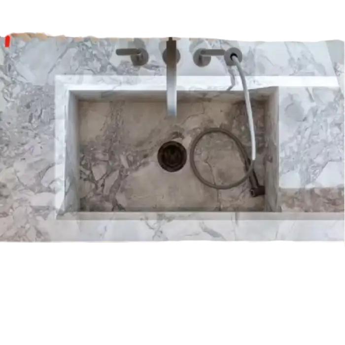 Cabinet Custom Kitchen Island Modern Natural Wood Smart Household Kitchen Furniture Set