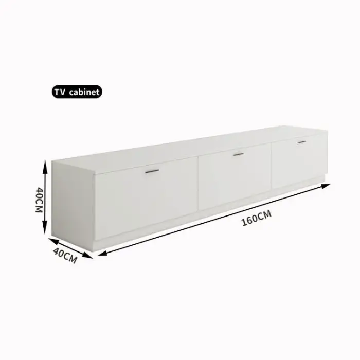 Living Room Furniture Can Be Freely Combined and Matched, with a Coffee Table and TV Cabinet Customized According to Size