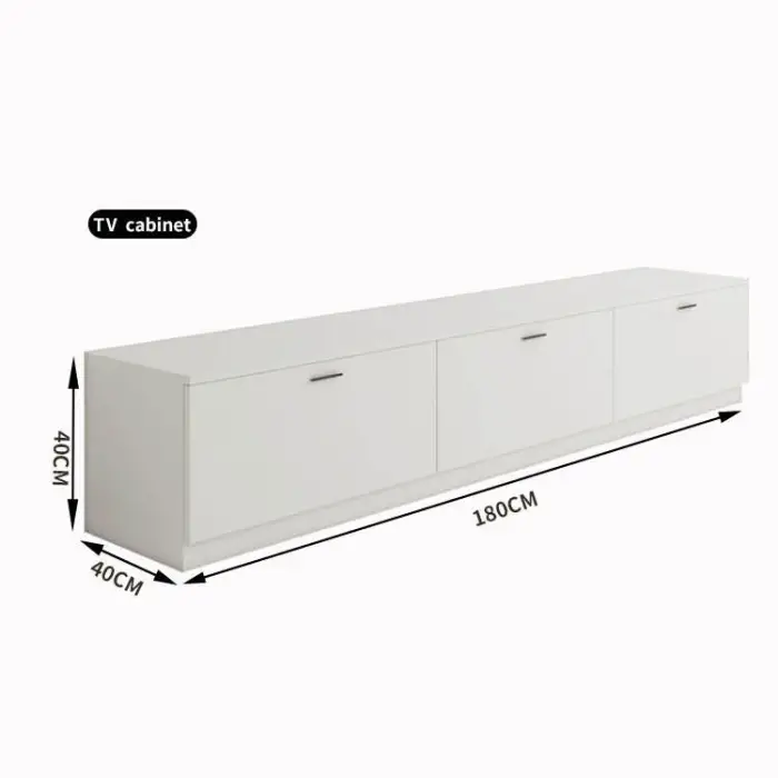 Living Room Furniture Can Be Freely Combined and Matched, with a Coffee Table and TV Cabinet Customized According to Size